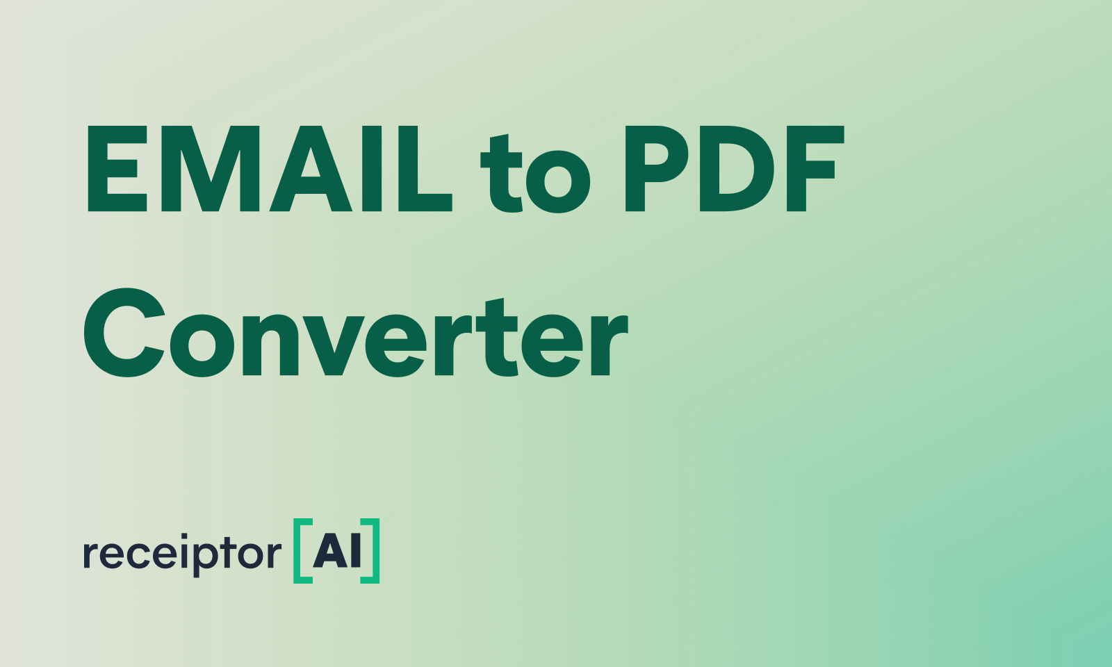 EMAIL to PDF Converter