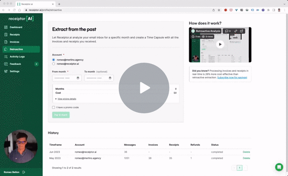play feature video
