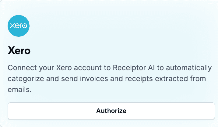 Xero Integration