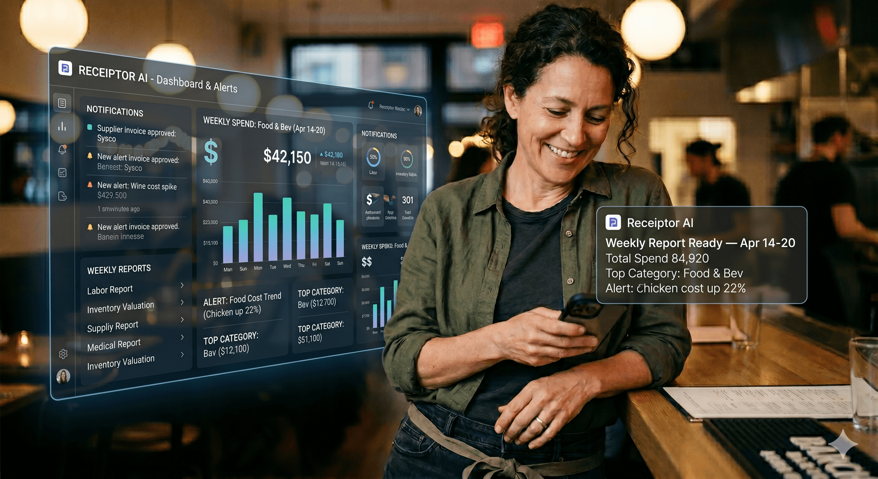 Weekly Report Restaurant Owner