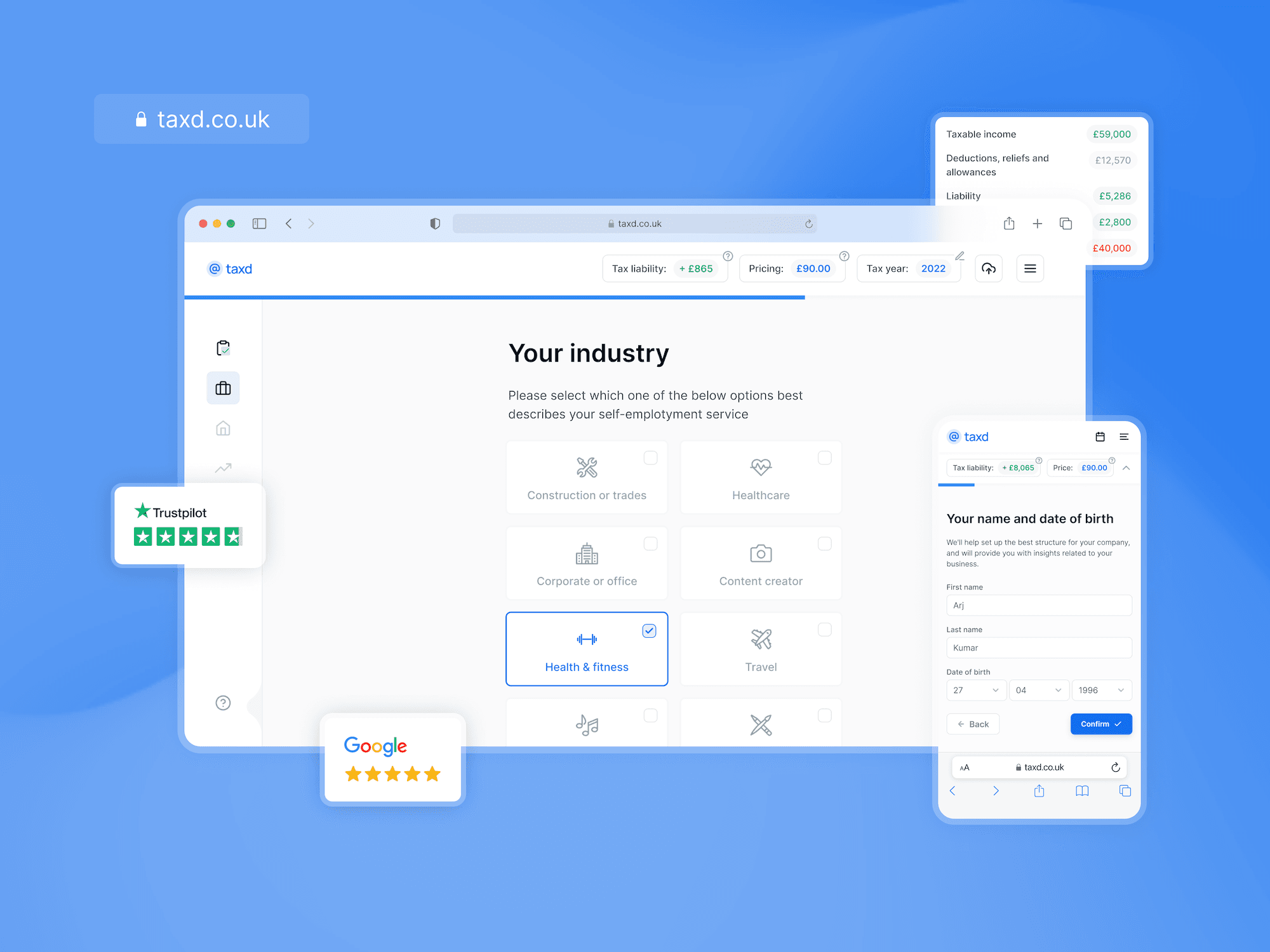 Screenshot 1 of Taxd