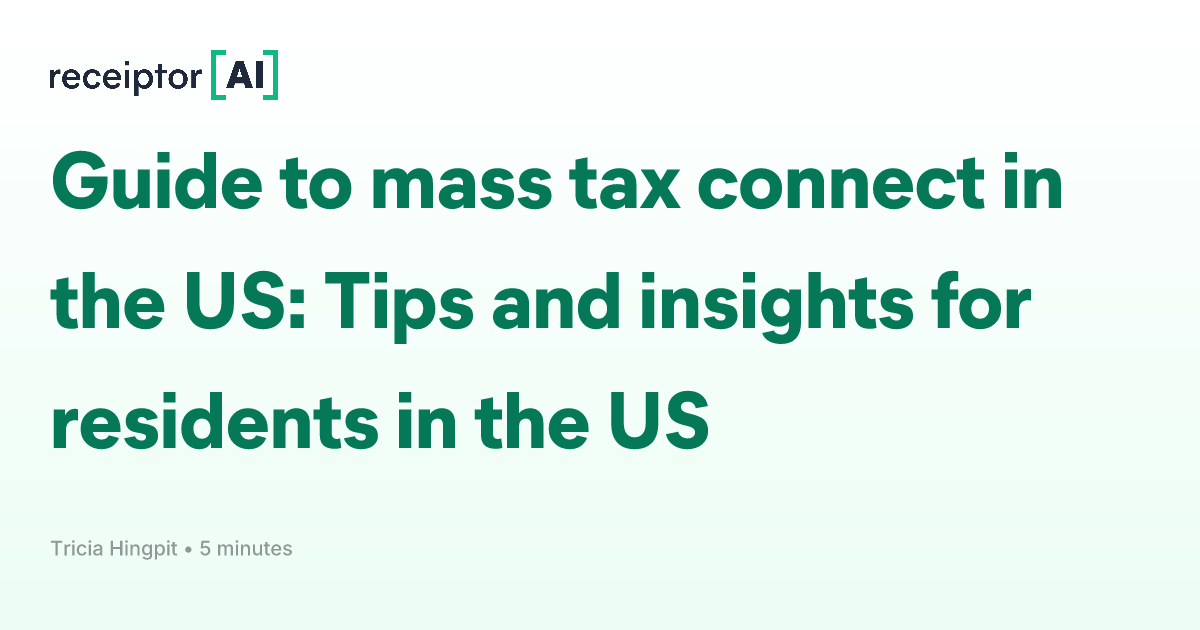 Guide to mass tax connect in the US: Tips and insights for residents in ...
